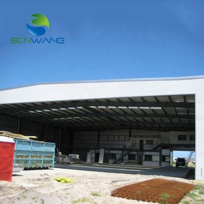 انبار ذخیره سازی سازه فولادی صنعتی با شیب سقف 10% و عایق پشم شیشه / پشم سنگ