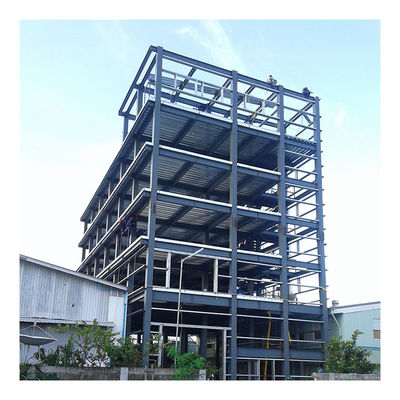 Steel Structure Warehouse with Concrete Foundation Recommended Q235/Q355 Grade Steel and 50 Years Service Life
