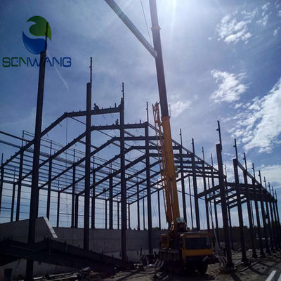 Q235 Q345 فولاد کم کربن بخش H فولاد برای ساختمان های انبار