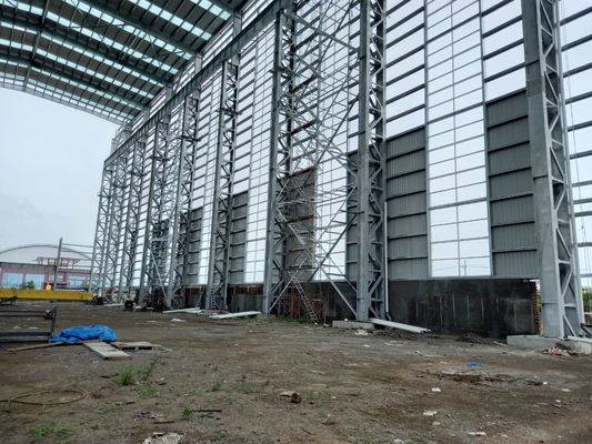 Q355 یا Q235 انبار قاب کارخانه کارگاه های فلزی پیش ساخته