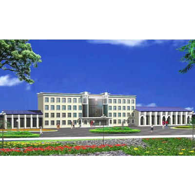 کارگاه سازه فولادی پیش‌ساخته ضد حریق با درجه مقاومت در برابر زلزله 8 و قاب فولادی سبک Q355