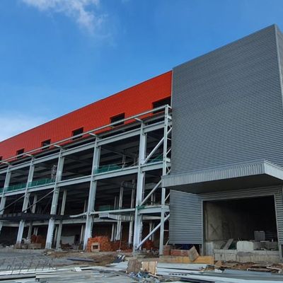 ساختار فولادی پیش ساخته کم کربن Q235 Q345 برای ساختمان های انعطاف پذیر و سازگار