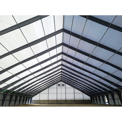Customized Size Steel Structure Warehouse with Sloped Roof and Painted Surface Treatment for Durable Storage Solutions
