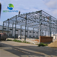 Q355 Q235 انبار ساختاری فولاد سبک برای انبار صنعتی