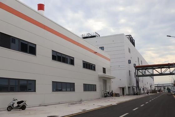 ساختمان سازه فولادی گالوانیزه Q355B با دوام بالا