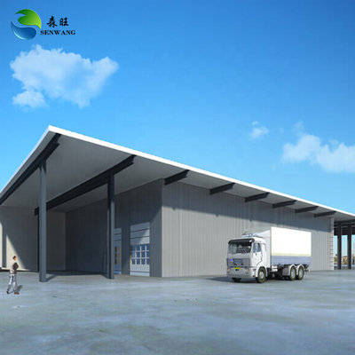 Customizable Steel Structure Warehouse with Snow Load 30-200kg Per Sqm and Optional Fire Protection System