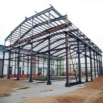 انبار سازه فولادی با سندبلاست Sa 2.5، اروپایی S235 S355، انبار ذخیره سازی فلزی