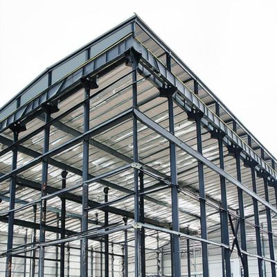 انبار ساختارهای فولادی با S235 و S355 اروپا فولادی گرم و رنگ آمیزی سطح