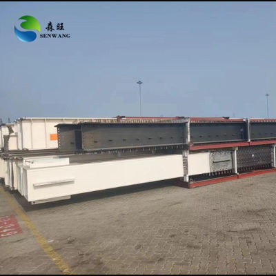 انبار سازه فولادی با ظاهر صنعتی با مقاومت در برابر زلزله درجه 7-9 و اتصال پیچ و مهره