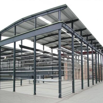 کارگاه ساختمانی فولادی 9 نقطه لرزه ای با قاب اصلی فولادی سبک Q355 برای دوره ساخت کوتاه