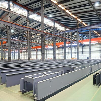 High Intensity Steel engineering workshop utilizing Q235B main steel and other materials ideal for heavy duty structural engineering tasks