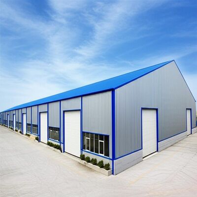 ساختمان فولادی پیش ساخته سبک وزن با حفاظت از خوردگی و عایق حرارتی