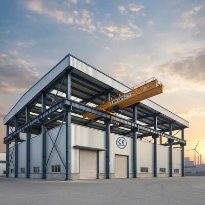 مقاومت در برابر خوردگی Q235 Q355B کارگاه ساختمانی فولادی با اتصال بولت برای کاربردهای صنعتی