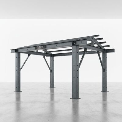 ساختار فولادی از پیش طراحی شده با پوشش PTFE بار 200 کیلومتر در ساعت و پیچ و اتصال جوش برای عملکرد پایدار