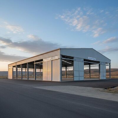 Q235 انبار ساختاری فولادی با طراحی بار لرزه ای و عمر 50 ساله برای ثبات ساختاری