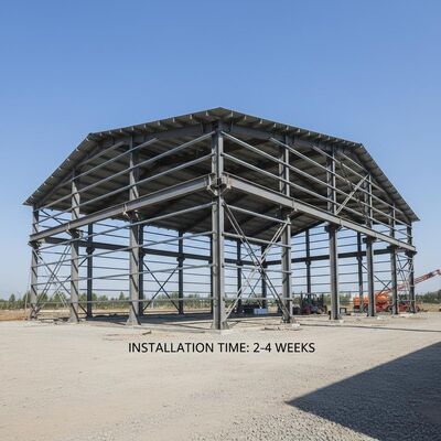 SA 2.5 انبار ساختاری فولادی سطح شوت با عمر 50 ساله و مقاومت در برابر خوردگی