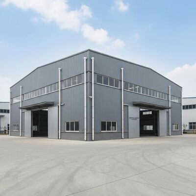 UPVC Downpipe Steel Warehouse دارای گواهینامه CE ساختمان فولادی بادوام و محکم ایده آل برای کاربردهای صنعتی
