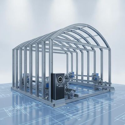 ساختارهای فولادی پیش ساخته شده با طراحی نقشه CAD که دقت و مونتاژ را تضمین می کنند